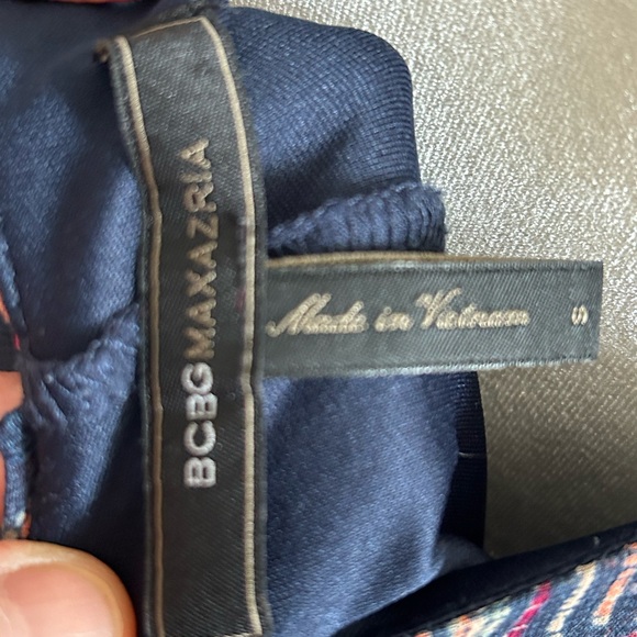 BCBG Maxazria boho southwest blue shift dress size small - Picture 3 of 8